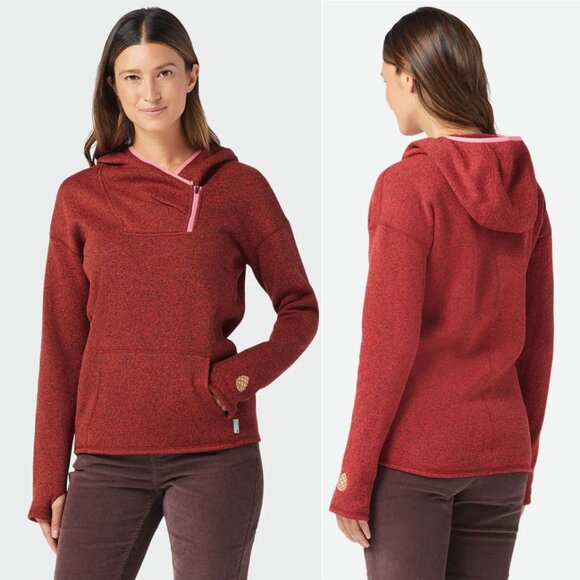 Stio Tops - Stio Sweetwater Fleece Hoodie Size S Autumn Red Heather NEW $139